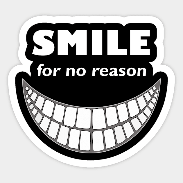 Smile For No Reason Sticker by tonyponline